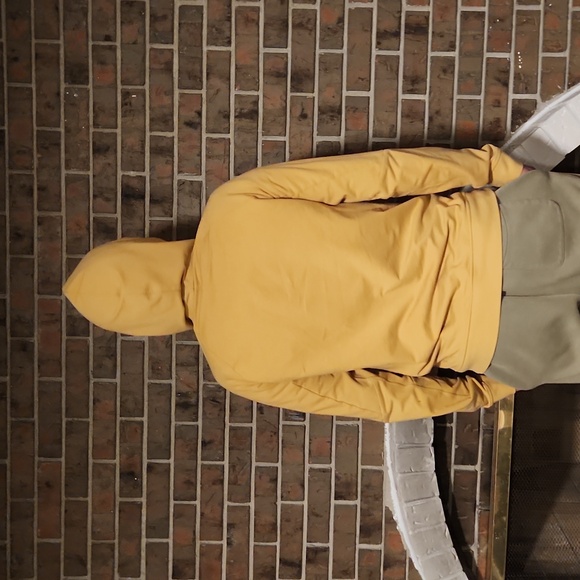Lululemon city sweat hoodie pullover, M, Mustard color - Picture 3 of 11
